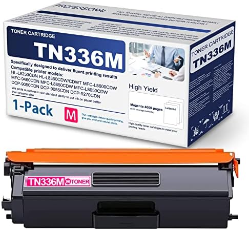 ETECHWORK 1 Опаковка Магента Съвместим TN336M TN-336M Тонер касета Заместител на Brother HL-L8250CDN L8350CDW L8350CDWT