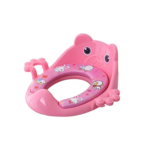 AMLESO Toilet Trainer Seat for Children Educational Toys Room Decoration - Лилаво, както е описано