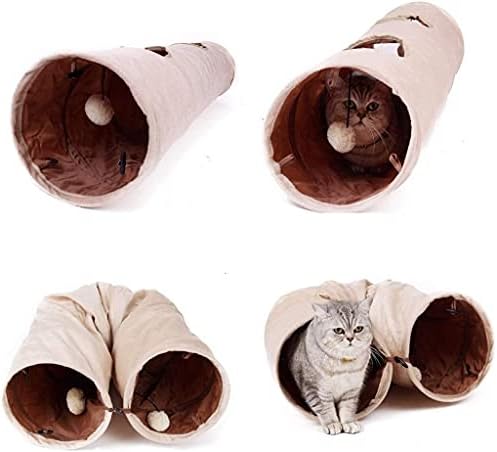 Haieshop Cat Tree Condo Когтеточка Cat Tower Cat Tunnel Cat Toy Cat Доставки Пет Tunnel Меки Гънки Топката 716