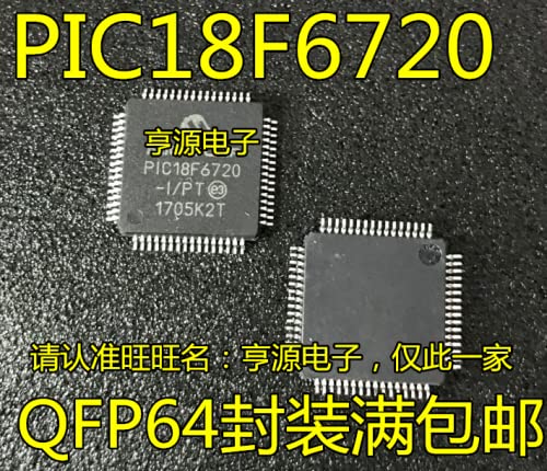 10ШТ PIC18F6720 PIC18F6720-I/PT Микрочип 8-битов микроконтролер Нов и оригинален