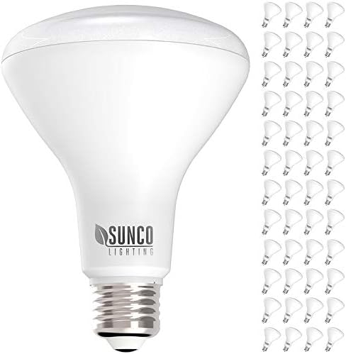 Sunco Lighting 48 Pack BR30 LED Bulbs, Indoor Flood Светлини 11W Equivalent 65W, 5000K Daylight, 850 LM, E26 Base, 25,000