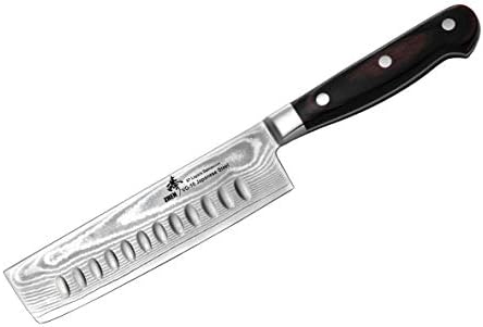 ZHEN Japanese VG-10 от 67-Слойный Дамасский стоманена Зеленчукова нож Usuba/Nakiri Hollow Ground Knife/Cleaver, 6,5 инча
