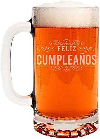 Честит рожден Ден (на испански) Травленая Една чаша е 16 унции