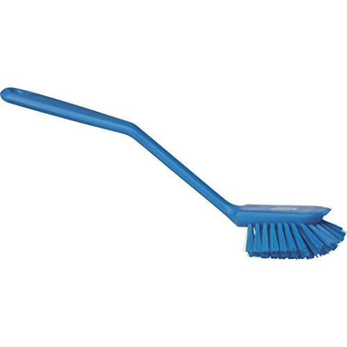 Vikan 42373 Fine Sweep Dish Brush, Полипропилен, Полиестер четина, 10-1/2, Синьо