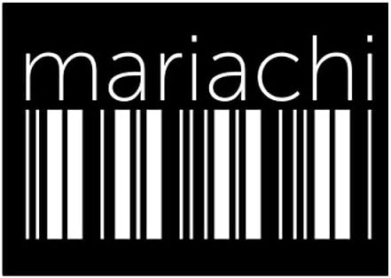 Teeburon Mariachi Lower Баркод Sticker Pack x4 6х4