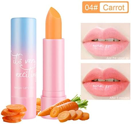 Reddhoon 4 Pack Температура Color Change Lipstick, Magic Color Changing Lipstick Aloe Vera Lip Blam Moisturizing Long