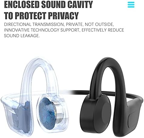Niaviben Спортни Слушалки с Костна проводимост Bluetooth Слушалка Съвместима с Водоустойчива безжични Слушалки Hands-Free