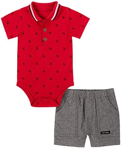 Calvin Klein baby-комплект шорти с къси ръкави за момчета от 2 теми