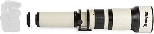 Ultimaxx 650-1300 мм Телеобектив с Комплект за Canon EOS Rebel T5, T5i, T6, T7 T6i, T6s, T7i, T8i, SL1, SL2, SL3, 60D,
