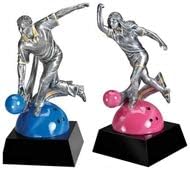 Decade Awards Bowling Motion Xtreme Trophy - League Bowling Награда - 8 Inch Tall - Customize Now
