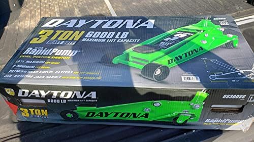 Daytona 3 Ton Professional Rapid Floor Pump Jack, зелен (DaytonGHD3T)
