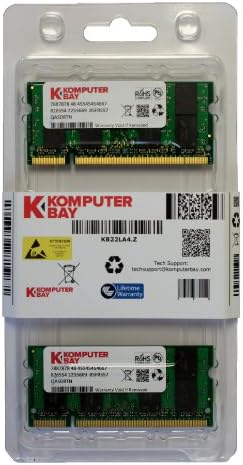 Комплект за лаптоп памет Komputerbay 8 GB 2 x 4 GB) PC2-6400 DDR2-800 sodimm памет Dual Channel