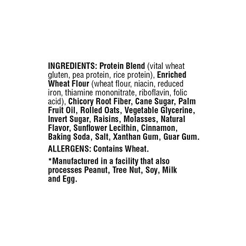 Пълно бисквити Лени и Лари овесена каша стафиди, Мека сладкиши, 16 г растителен протеин, Веганское, Без ГМО, 4 грама бисквити (опаковка от 12 броя)