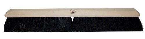 Magnolia Brush 724-PB 7 Line Floor Brush, Четина от конски косъм, довършителни 3 инча, дължина 24 инча, черен (корпус