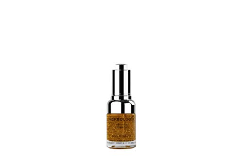 Herbologia Gold Glow Lifting and Firming Face Oil (30ml) - Супер Антивозрастное масло с натурален 24-каратово злато-Намалява