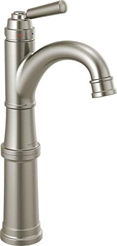 DELTA FAUCET P1723LF-BN Westchester Vessel Bathroom Faucet Single Handle, Матиран Никел