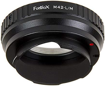 Адаптер за закрепване на обектива Fotodiox с 6-битов M-кодирането на Leica - M42 Type 2 (козела стана определяне на 42