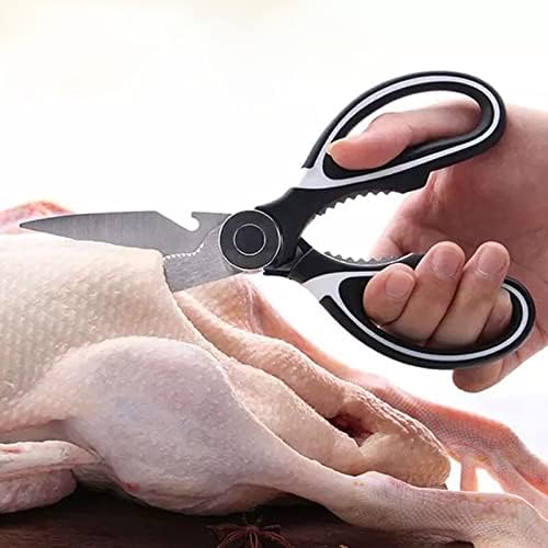 AKCTBOOM Кухненски Ножици 2-Pack Ultra Sharp Premium, Heavy Duty Многофункционални Кухненски Ножици за Рязане на Зеленчуци,пиле,месо,риба,птици,треви