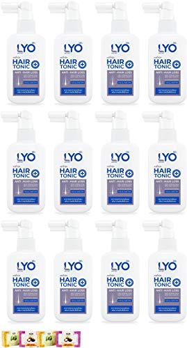 DHL Express Lyo Hair Tonic Anti Hair Loss Strengthen the New Value Пакети (Пакети of 12) By Thaigiftshop [Get Free Tomato Лицето Mask]