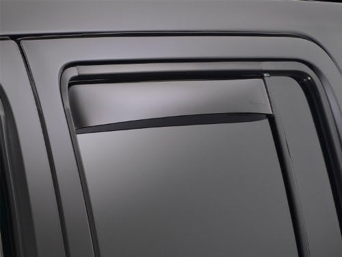 Дефлектори задния страничен прозорец WeatherTech Custom Fit за BMW 525i, Тъмен Дим