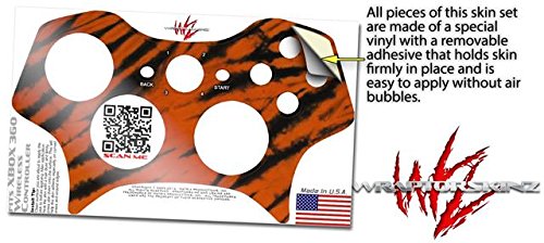 XBOX 360 Wireless Controller Decal Style Skin - Tie Боядисват Bengal Side Stripes (КОНТРОЛЕР ПРОДАВА се ОТДЕЛНО)