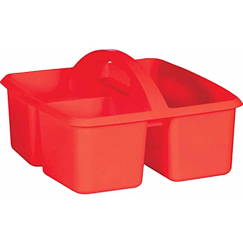 Учителят Е Създал Ресурси Red Plastic Storage Caddy