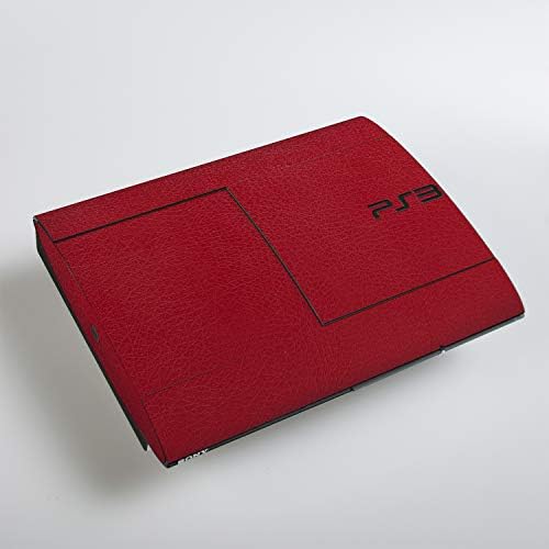 Sony Playstation 3 Superslim Skin FX-Leather-Red Стикер Стикер за Playstation 3 Superslim