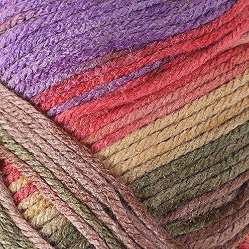 1 Топка Loren Happy Knitting Yarn, Акрил, 3,5 грама (100 г) / 185 години (170 м), Пъстри цветове - RH014