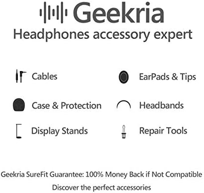 Geekria UltraShell Kids Headphones Case for Lay Flat On-Ear Headphones, работа на смени Твърда Обвивка Пътна Чанта с Аксесоари