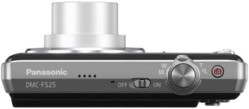 Цифров фотоапарат Panasonic Lumix DMC-FS25 12MP с 5-кратно МЕГА оптично увеличение и 3-инчов LCD дисплей (черен)