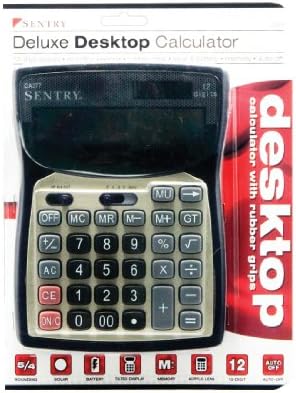 Настолен калкулатор Sentry Deluxe, черен (CA277)