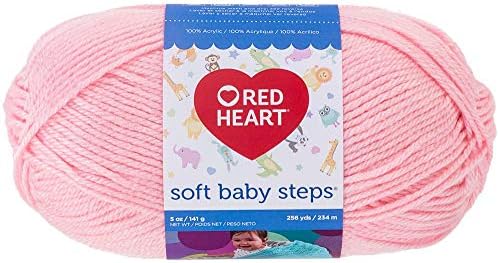 Прежда Red Heart Baby Soft Steps, Baby Pink (E746.9700)