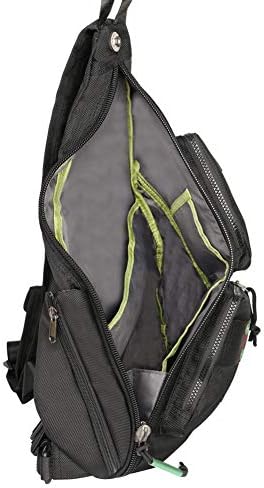 Larswon Sling Backpack, Sling Bag, Crossbody bag for Women Small Backpack Men Backpacks for Small Laptop Таблети Black