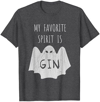 Моята любима фланелка на Spirit Is Gin - Смешни Хелоуин Shirt