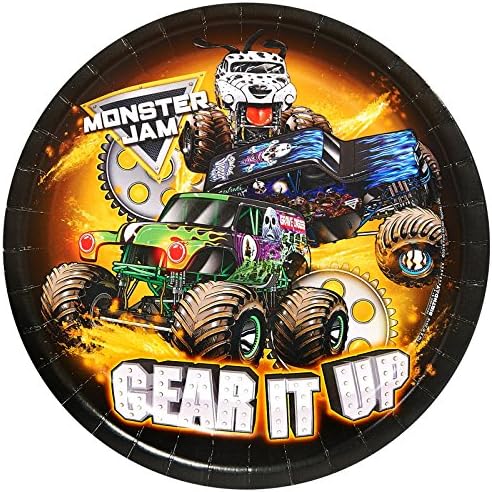 BirthdayExpress Monster Jam Party Supplies - Дневна плоча (24)