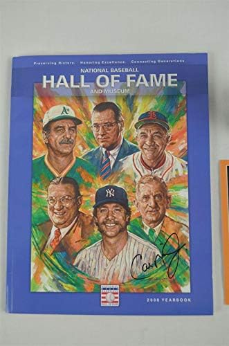 Кал кал ripken подписа пълна програма на Залата на славата на 2008 г. JSA Orioles - Списания MLB с автограф