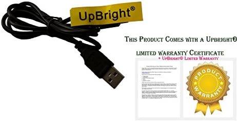 UpBright USB Кабел За зареждане от PC на PC Лаптоп, Зарядно Устройство, захранващ Кабел Съвместим с Polaroid PBT4000 PBT4000BK