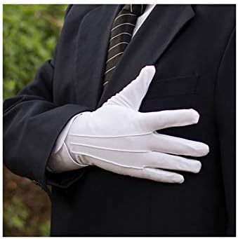 24x9 см Бял Смокинг Ръкавици Официална Униформа на Охрана Иконом Дядо Магьосник е подходяща за използване