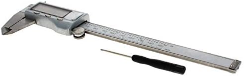 Utoolmart Цифров Штангенциркуль 6 инча 150 мм x 0,01 mm Измервателен Инструмент от Неръждаема Стомана за Измерване Отвън