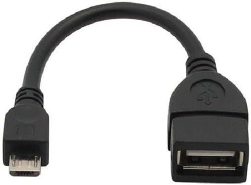 USB 2.0 Female Straight to Micro USB Male OTG Adapter Pack 4