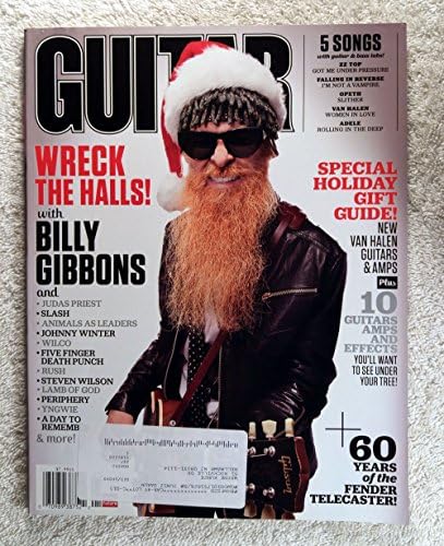 Billy Gibbons - ZZ Top - Guitar World Magazine - Януари 2012