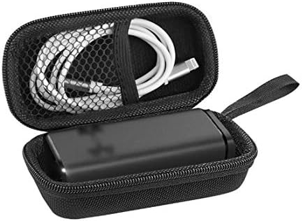 Geekria UltraShell Case е Съвместим с JBL Under Armour Flash Sport ушите, работа на смени Твърда Защитна Обвивка Пътна Чанта За Носене с Кабел За съхранение (черен)