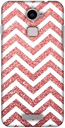 AMZER Slim Handcrafted Designer Printed Hard Shell Case for Coolpad Note 3 Lite - All That Glitters Chevron 1