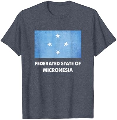 Тениска с Флага Федералната на държавата Микронезия | Micronesian T-Shirt