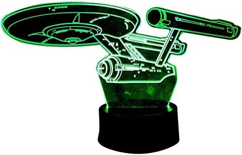 Star Trek Enterprise 3D Акрилни Led Лампа