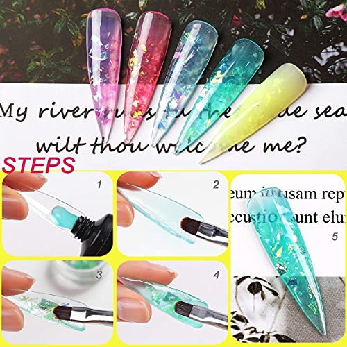 Makartt Jelly Поли Nail Gel - 15ml Lemon Шифон Yellow Color Nail Extension Gel Translucent Builder Nail Gel Nail Thickening