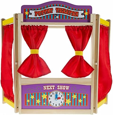 Дървен Куклен Театър Сценично Шоу за Деца Ролеви Игри Въображението на Творчеството • DAR РЕН