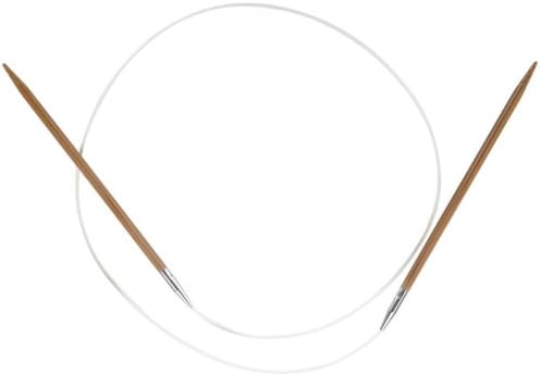ChiaoGoo Околовръстен 32 инчов (81cm) Bamboo Dark Patina Knitting Needle Size US 5 (3.75 mm) 2032-5