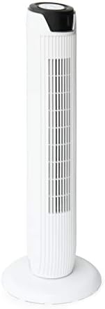 Безшевни тръби SF-1536WB: Кула вентилатор с дистанционно управление и таймер цвят бял
