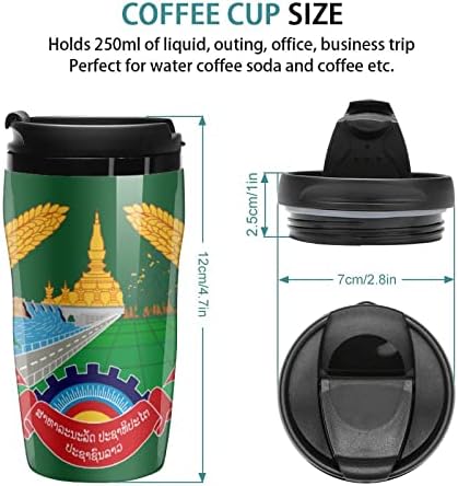 Национална емблема на Лаос чаши за Кафе и автомобили чаши се използват за напитки с лед и гореща напитка, лесно се прехвърля